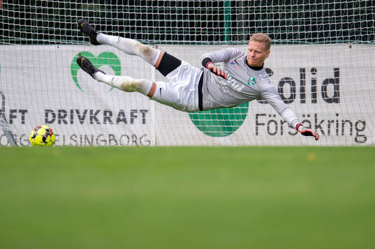 Högaborgs målvakt Marcus Werner Rupprecht