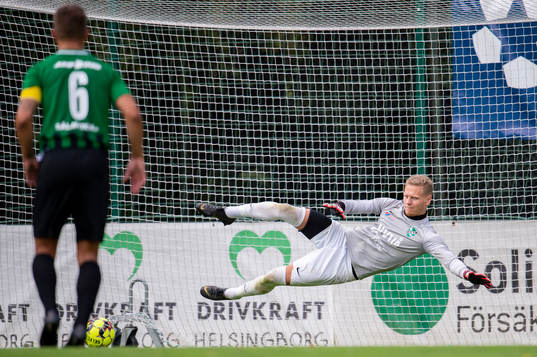 Högaborgs målvakt Marcus Werner Rupprecht