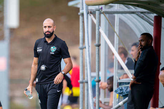 Högaborgs tränare Akram Mansour deppar