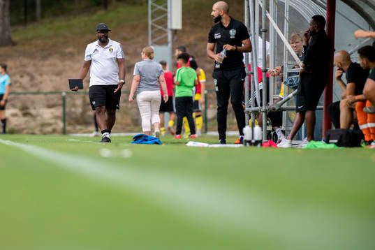 Malmö Citys assisterande tränare William Ndziba
