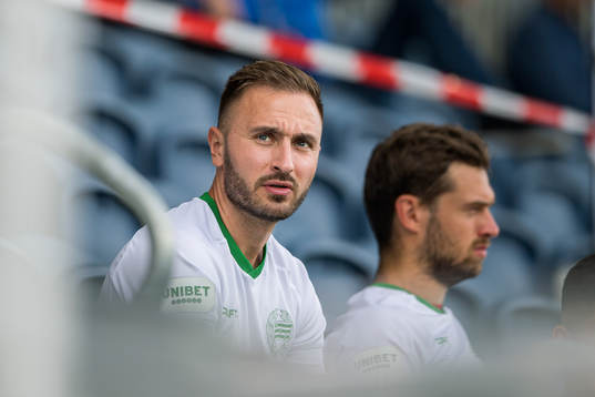 Hammarbys Muamer Tankovic på bänken