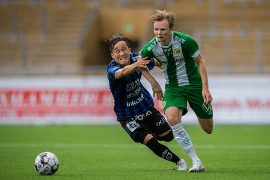 Sirius Yukiya Sugita och Hammarbys Tim Söderström