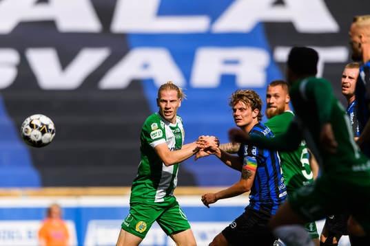 Hammarbys Gustav Ludwigson och Sirius Tim Björkström