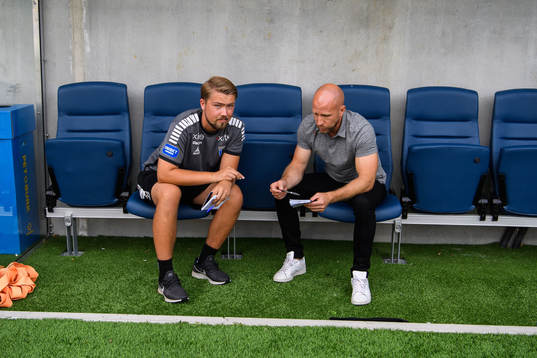 Sirius assisterande tränare Theodor Olsson och tränare