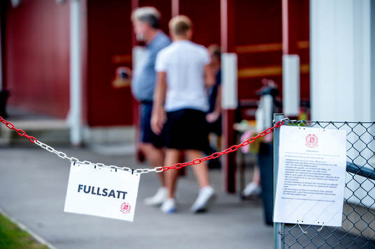 Fullsatt på Dösjöbro IP