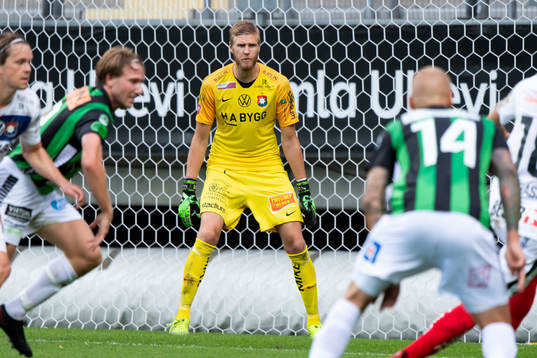 Örgrytes målvakt Fredrik Andersson