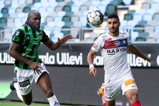 GAIS Borins Lumbana och Örgrytes Ailton Jose Almeida