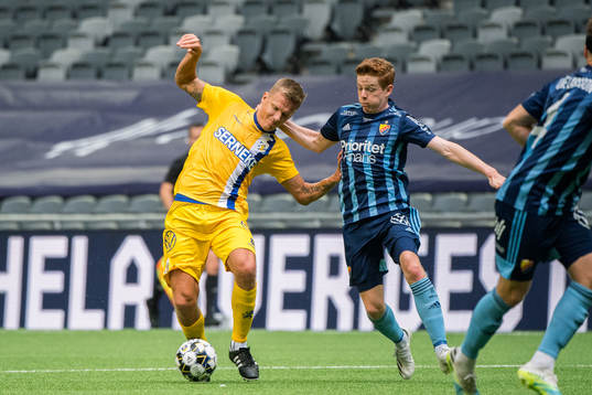 IFK Göteborgs Pontus Wernbloom och Djurgårdens Aslak Witry