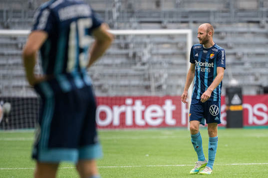Djurgårdens Curtis Edwards deppar