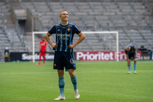 Djurgårdens Jonathan Augustinsson deppar