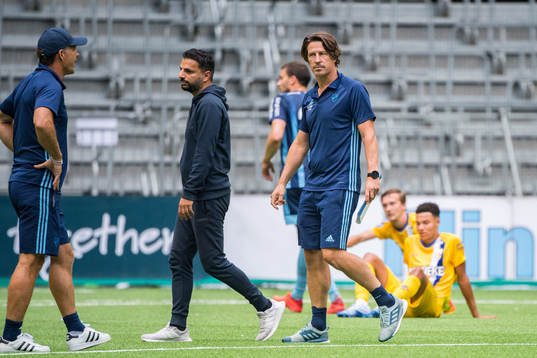IFK Göteborgs tränare Poya Asbaghi och Djurgårdens