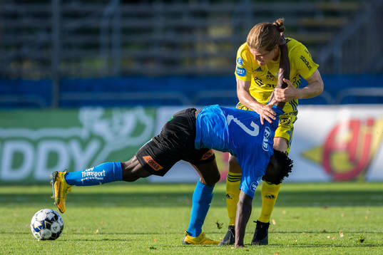 Sundsvalls Oliver Berg och Halmstads Thomas Boakye
