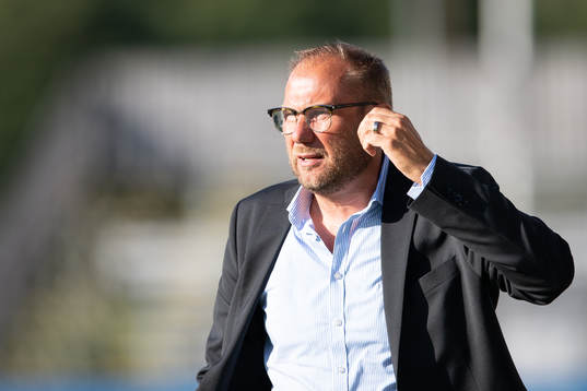 Halmstads tränare Magnus Haglund