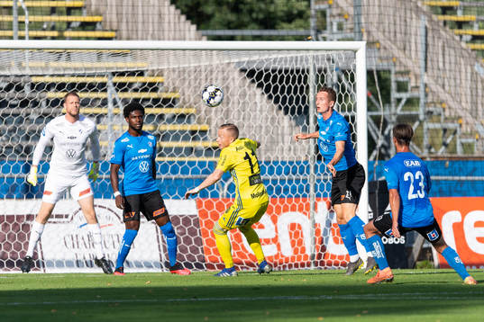 Sundsvalls Tobias Eriksson och Halmstads Andreas Bengtsson