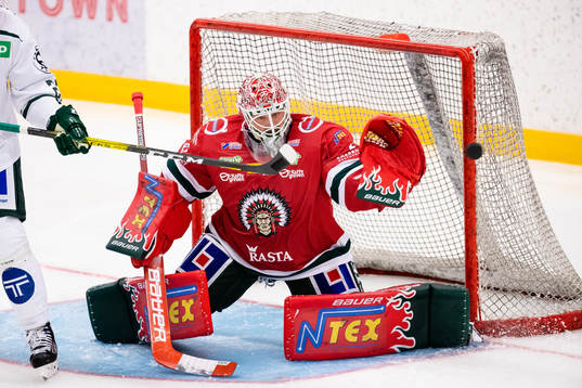 Frölundas målvakt Niklas Rubin
