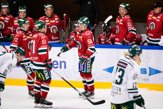 Frölundas Jesper Sellgren jublar
