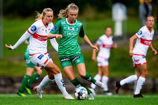 Maria Dybwad Brochmann and Mille Aune of Klepp