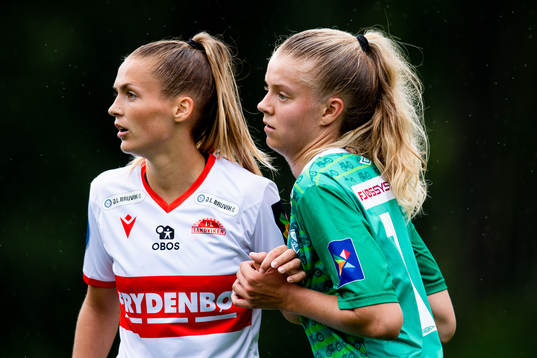 Marina Heggernes Jensen of Sandviken and Mille Aune of Klepp
