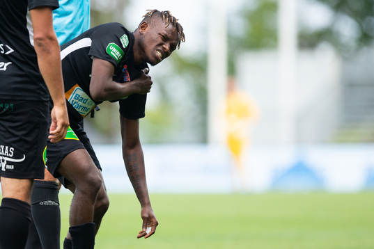 Västerås Moussa Corso Traore skadar axleln