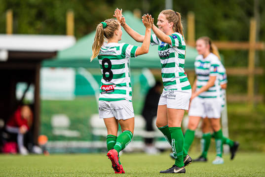 Sara Margrethe Hoftun Bjerksæter and Julie Roald Eide of