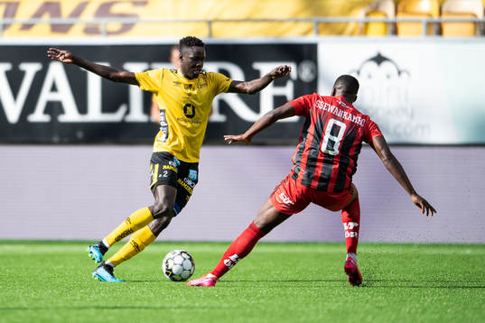 under fotbollsmatchen i Allsvenskan mellan Elfsborg och
