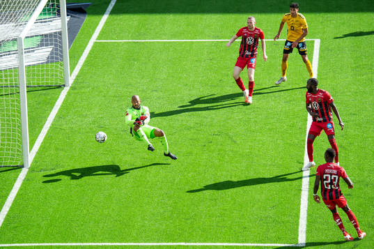 Östersunds målvakt Aly Keita