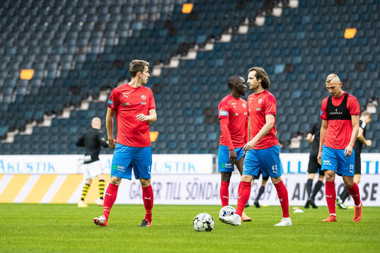 Helsingborgs Adam Eriksson, Mix Diskerud och Charlie Weberg