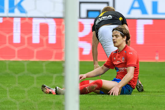 Helsingborgs Brandur Hendriksson deppar