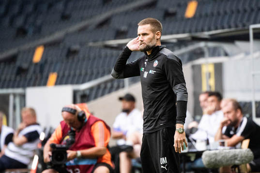 Helsingborgs tränare Olof Mellberg