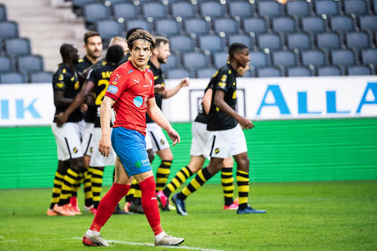 Helsingborgs Brandur Hendriksson deppar