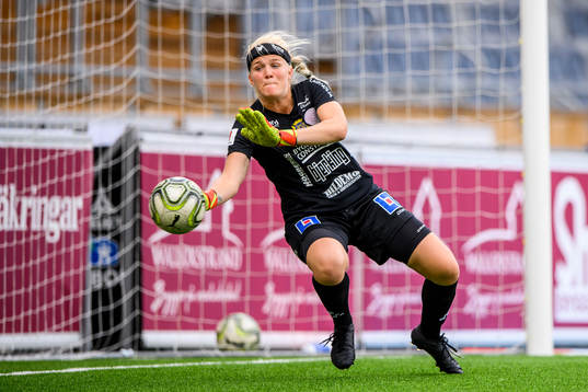 Uppsalas målvakt Emma Holmgren