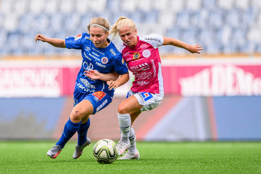 Örebros Heidi Kollanen och Uppsalas Ida Strömblad