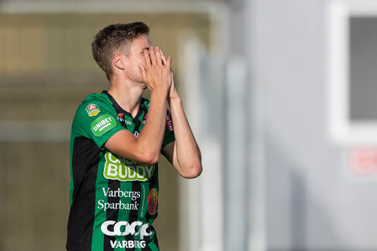 Varbergs Gustav Norlin deppar