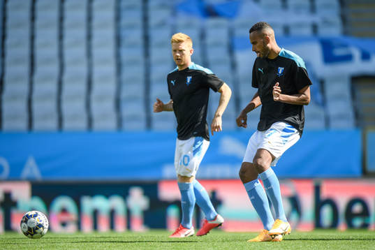 Malmö FFs Anders Christiansen och Isaac Kiese Thelin