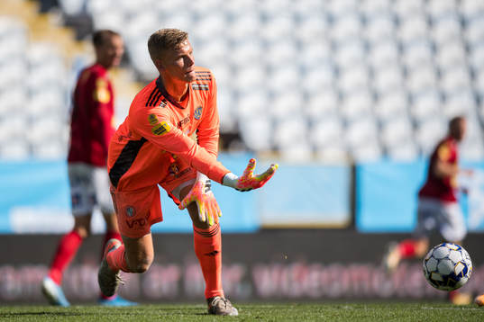 Falkenbergs målvakt Johan Brattberg