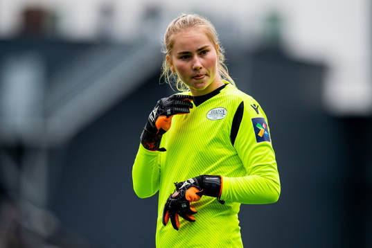 Goalkeeper Kristin Rage of Amazon Grimstad
