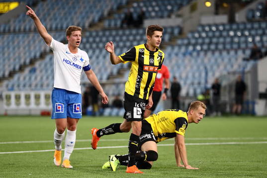 IFK Norrköpings Alexander Fransson, Häckens Leo Bengtsson