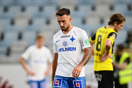 IFK Norrköpings Sead Haksabanovic deppar