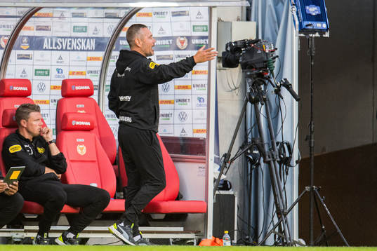 Mjällbys tränare Marcus Lantz