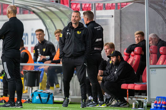 Mjällbys tränare Marcus Lantz
