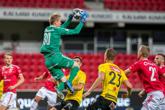 Kalmars målvakt Tobias Andersson