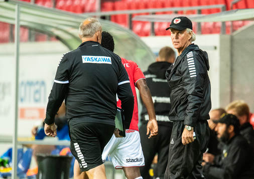 Kalmars tränare Nanne Bergstrand deppar