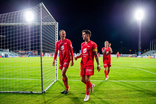 Kristoffer Barmen and Daniel Alexander Pedersen of Brann