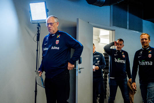 Lars Lagerbäck, head coach of Norway