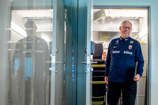 Bläddra bland fler bilder av Football, Nations League, Norway, press conference