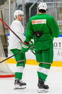 Eric Gelinas och Nils Höglander