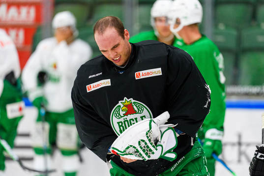 Målvakt Johan Gustafsson har ont
