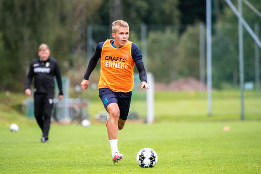 Isak Dahlqvist tränar med IFK Göteborg
