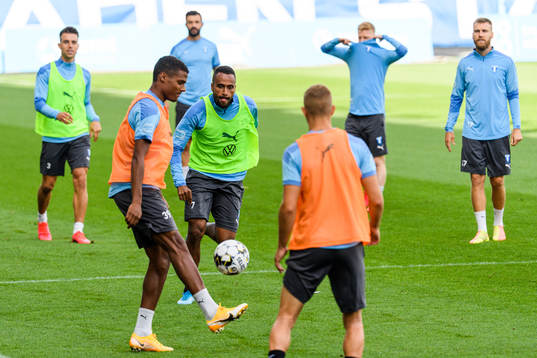 Amin Sarr, Isaac Kiese Thelin and Anders Christiansen