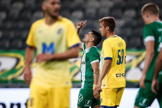 Paulinho of Hammarby celebrates